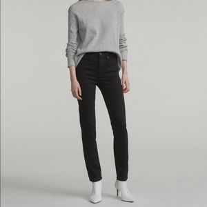 Rag and Bone Cigarette Black Jeans